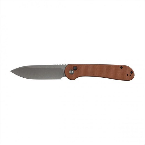 Sulankstomas peilis Civivi Elementum C2103D, ruda micarta