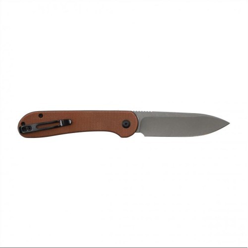 Sulankstomas peilis Civivi Elementum C2103D, ruda micarta