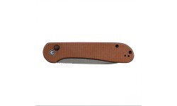 Sulankstomas peilis Civivi Elementum C2103D, ruda micarta