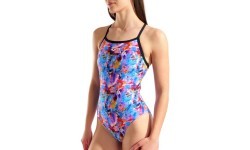 Moteriškas maudymosi kostiumėlis Memories Lightdrop Back Multi Violet-Black 38 - 950