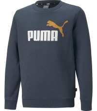 Puma Junior Sweatshirt Ess + 2 Col Big Logo Navy 586986 16