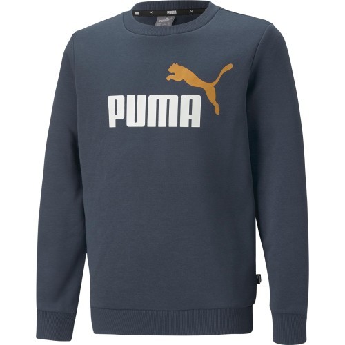 Puma Junior Sweatshirt Ess + 2 Col Big Logo Navy 586986 16