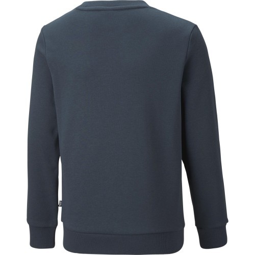 Puma Junior Sweatshirt Ess + 2 Col Big Logo Navy 586986 16