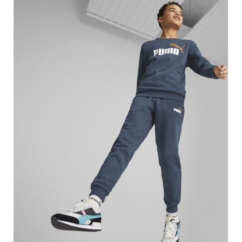 Подростковый джемпер Puma Ess + 2 Col Big Logo Navy 586986 16
