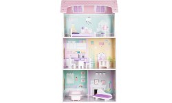 Деревянный кукольный домик Ecotoys Blueberry Residence