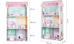 Wooden Dollhouse Ecotoys Blueberry Residence