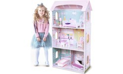 Деревянный кукольный домик Ecotoys Blueberry Residence