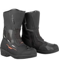 Moteriški motociklininkų batai W-TEC Moanna - Juoda-raudona