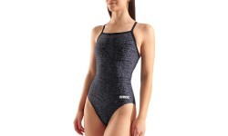 Moteriškas maudymosi kostiumėlis Snakeskin Lightdrop Back, juodas, 38 - 500