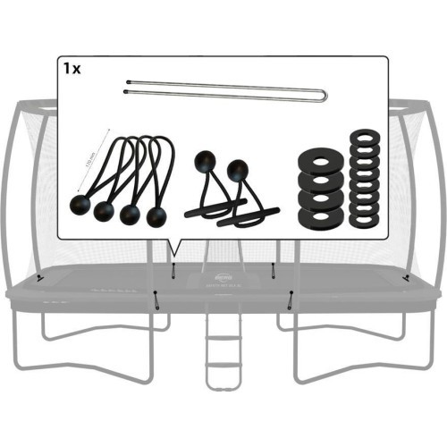 Apsauginis tinklas Ultim DLX XL – tvirtinimai 410 ir 500