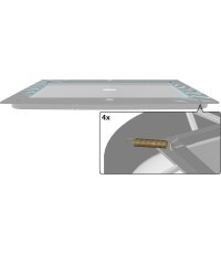 Spring To Secure Padding Strap (4x)