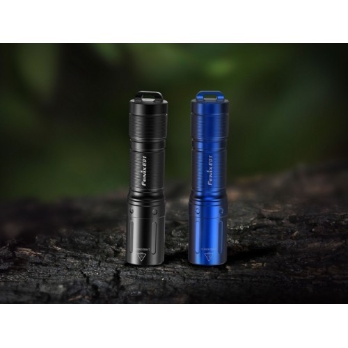 LED žibintuvėlis Fenix E01 V2.0, juodas