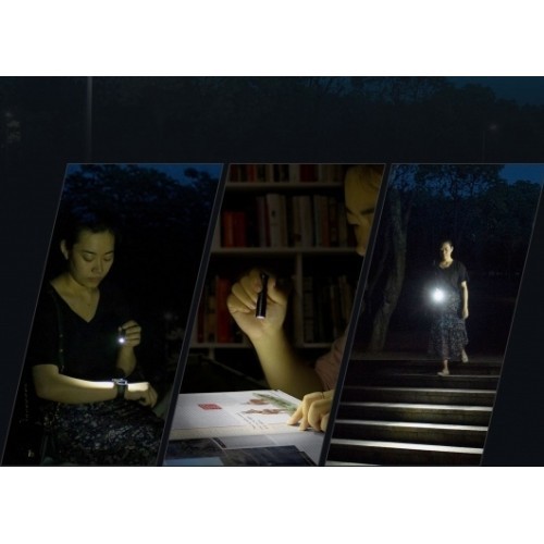 LED žibintuvėlis Fenix E01 V2.0, juodas