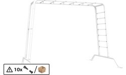 PlayBase - Monkey bar dual screw set (10x)