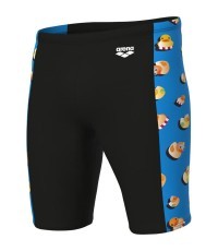 M Ducks Swim Jammer Black-Turquoise Multi 70 - 580