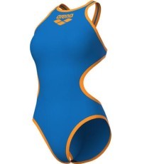 Maudymosi kostiumėlis W One Biglogo, Blue River-Fluo Orange, 34 - 833