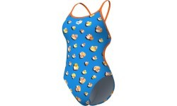 Купальник W Ducks Lace Back, бирюзовый - 530