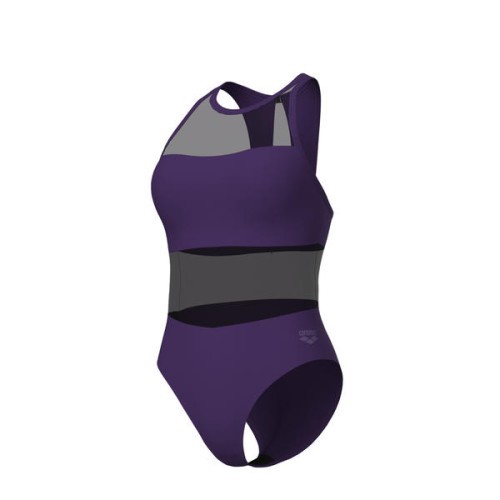 W Mesh Panels Vent Back Dark Plum 38 - 900