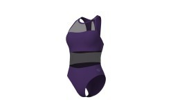 W Mesh Panels Vent Back Dark Plum 38 - 900