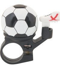 Велосипедный звонок FORCE Football Ball (сталь/пластик)