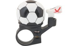 Велосипедный звонок FORCE Football Ball (сталь/пластик)