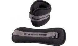 Kulkšnių/riešų svarmenys inSPORTline ON-X Neoprener 2 x 2 kg - Juoda