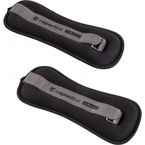 Ankle/Wrist Weights inSPORTline ON-X Neoprener 2 x 2 kg - Black