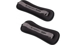 Ankle/Wrist Weights inSPORTline ON-X Neoprener 2 x 2 kg - Black