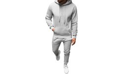 Спортивный костюм мужской J.Style Fleece Grey 68C10381-2