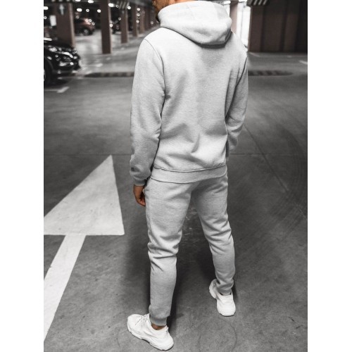 J.Style Men's Fleece Tracksuit Grey 68C10381-2