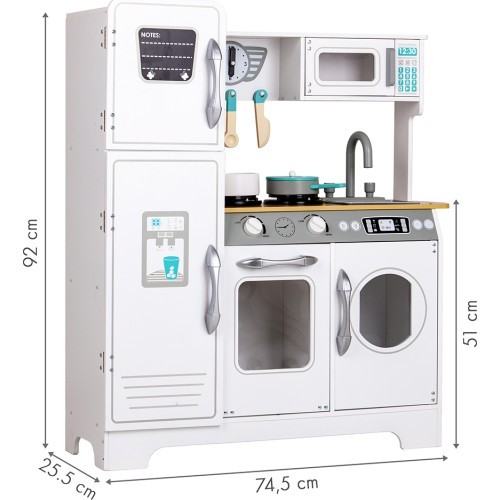 Wooden Kitchen XXL with Washing Machine Ecotoys