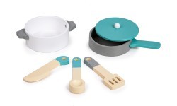 Medinė virtuvėlė XXL su skalbimo mašina Ecotoys