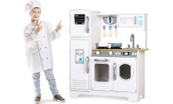 Wooden Kitchen XXL with Washing Machine Ecotoys