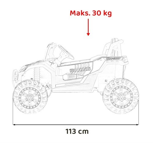 Buggy UTV 2000M Racing White