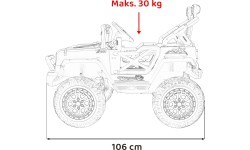 Детский электромобиль OFF ROAD, розовый