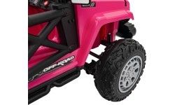 Elektromobilis vaikams OFF ROAD, rožinis