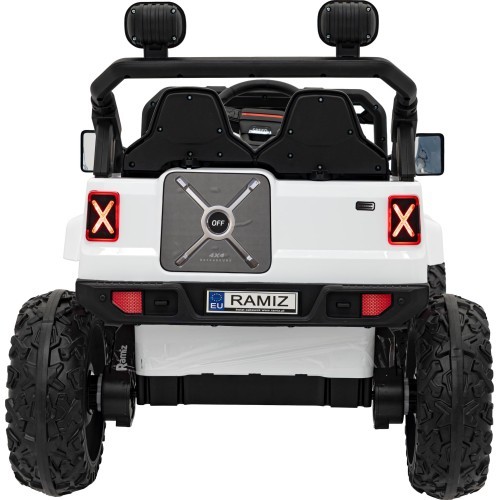 Elektromobilis OFF ROAD Speed baltas