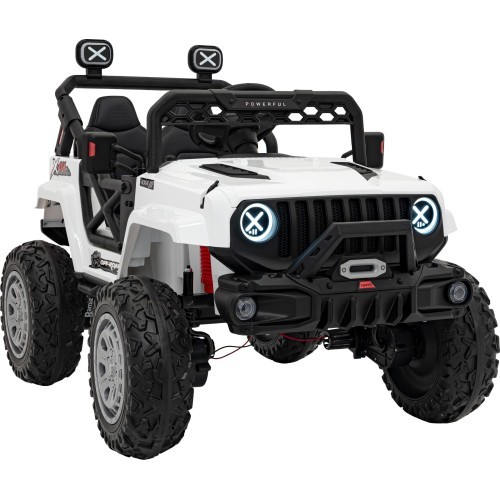 Elektromobilis OFF ROAD Speed baltas