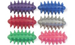JAKOBS Massage egg with spikes hedgehog small 7 cm purple