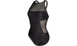 Moteriškas maudymosi kostiumėlis Mesh Panels Swim Pro Back, juodas, 36 - 500