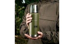 M-Tac nerūdijančio plieno termosas 750 ml, alyvuogių žalia