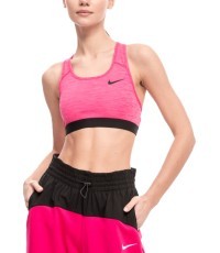 Nike Swoosh Band Bra Non Pad Sports Bra Pink BV3900 616