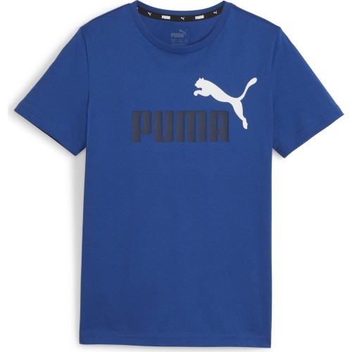 Puma Ess+ 2 Col Logo Tee Junior T-Shirt Blue 586985 21