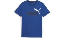 Puma Ess+ 2 Col Logo Tee Junior T-Shirt Blue 586985 21