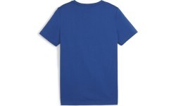 Подростковая футболка Puma Ess+ 2 Col Logo Tee, синяя 586985 21