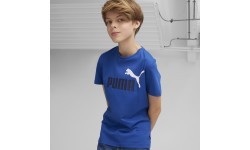Puma Marškinėliai Paaugliams Ess+ 2 Col Logo Tee Blue 586985 21