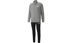 Мужской спортивный костюм Puma Clean Sweat Suit серый чёрный 585841 03