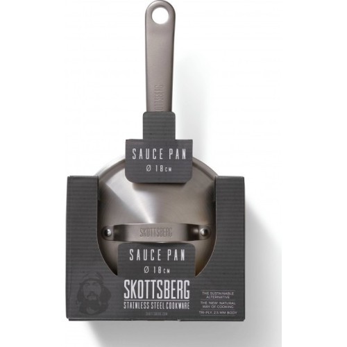 Stainless steel pot with handle Skottsberg 2.2L