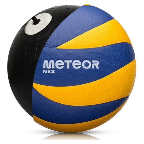 Tinklinio kamuolys Meteor Nex geltonas/mėlynas