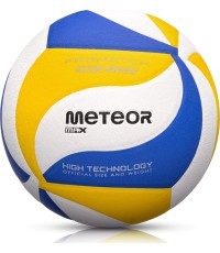 Волейбольный мяч Meteor Max 2000, синий/жёлтый/белый